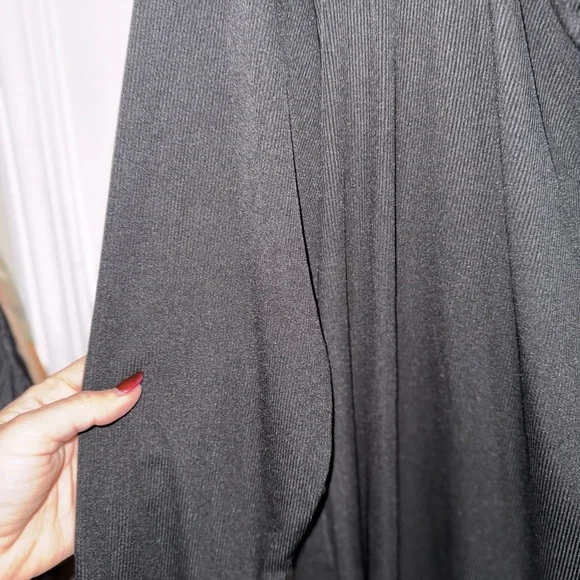 Black Long Sleeve Romper Bodysuit - Picture 3 of 4